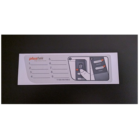 Sticker D30. Mémento auto-collant - Raccourcis de touches scanner D30
