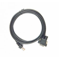 Câble RS232 Cino. Cordon de liaison série (RS232) pour lecteur code barre Cino