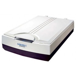 Scanner Microtek 9800XL Plus Silver format A3 pour documents, étoffes, tissus. 1600 dpi. 1108-03-360502-SF