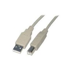 Câble USB A vers B pour scanners, imprimantes et périphériques informatiques