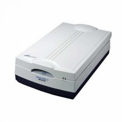 Scanner Microtek 9800XL Plus SilverTMA format A4 avec dos éclairé pour documents, films et négatifs photo