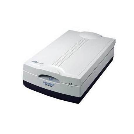 Scanner Microtek 9800XL Plus SilverTMA format A4 avec dos éclairé pour documents, films et négatifs photo